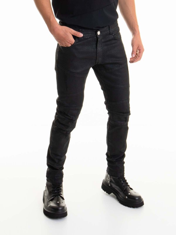 LES HOMMES: ブーツカットジーンズ online - ブーツカットジーンズ - 黒