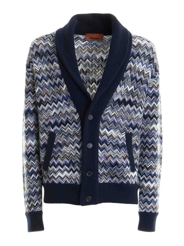 MISSONI: Strickpullover mit Rundhalsausschnitt - Rundhalspullover - Bunt