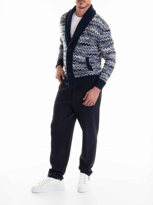 MISSONI: Strickpullover mit Rundhalsausschnitt online - Rundhalspullover - Bunt