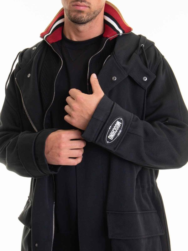 MOSCHINO buy online ショートコート - 黒