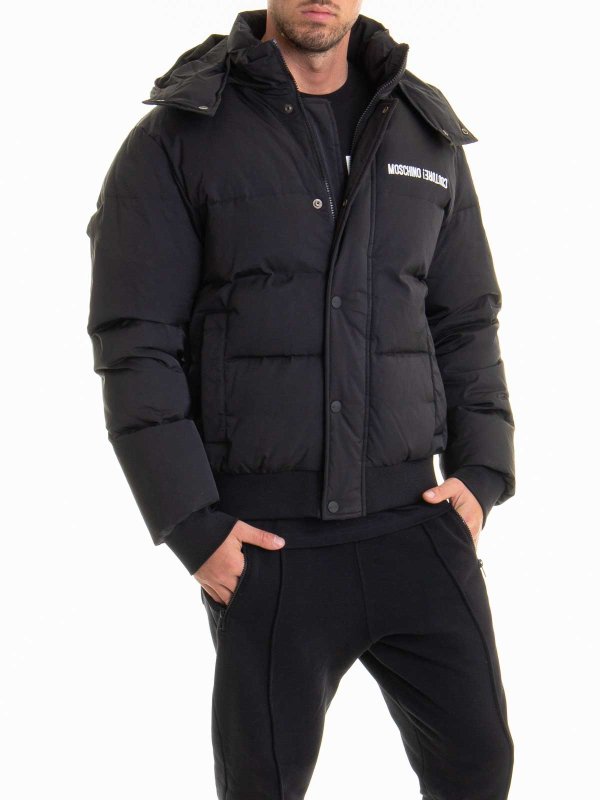 The Best Shops MOSCHINO: カジュアルジャケット - カジュアルジャケット - 黒