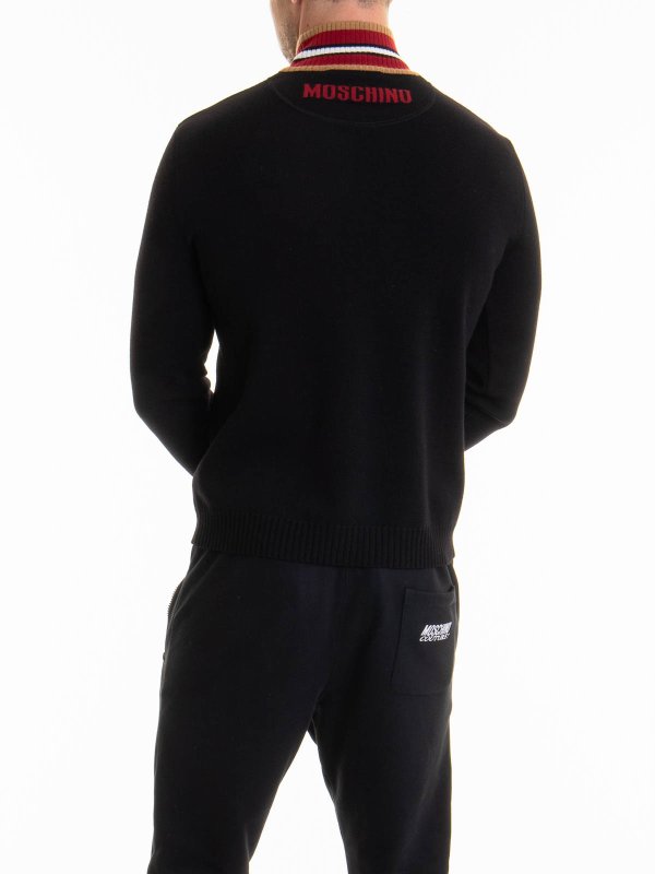 Pull Col Rond - Noir shop online: MOSCHINO