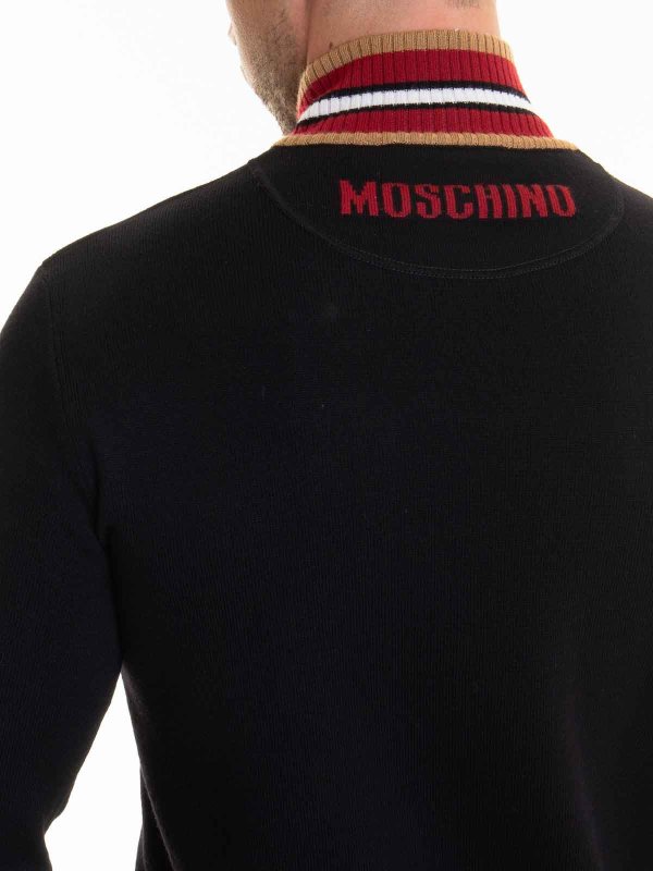 MOSCHINO buy online Pull Col Rond - Noir