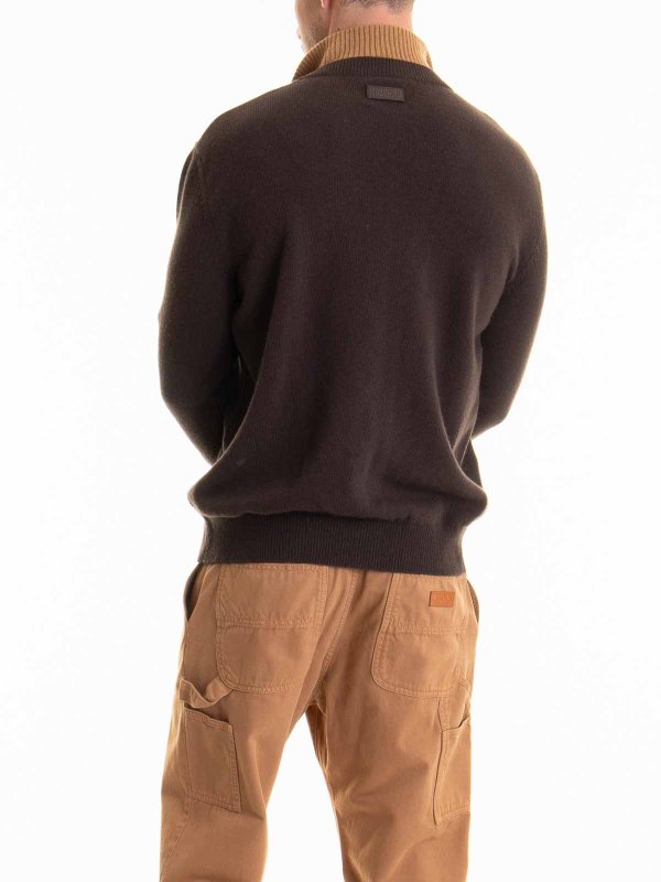 クルーネック - 黒 shop online: MOSCHINO