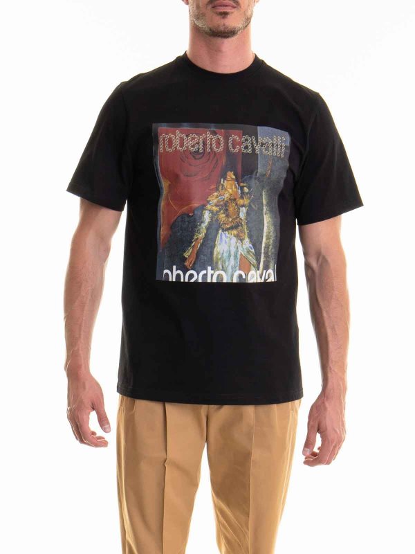 The Best Shops ROBERTO CAVALLI: T-shirts - T-Shirt - Schwarz