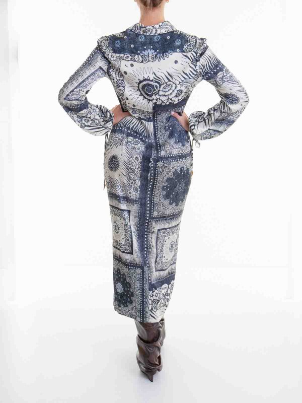 膝丈ドレス - マルチカラー shop online: ROBERTO CAVALLI