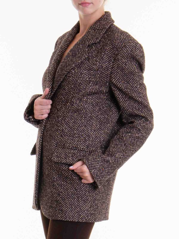 ROBERTO CAVALLI buy online カジュアルジャケット - ブラウン