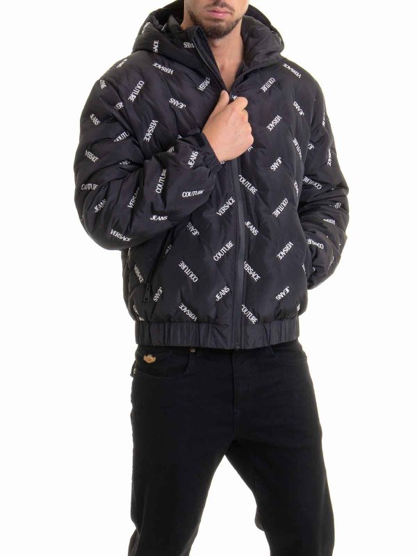 The Best Shops Versace Jeans Couture: ダウン・ハイテクジャケット - ダウンジャケット - 黒