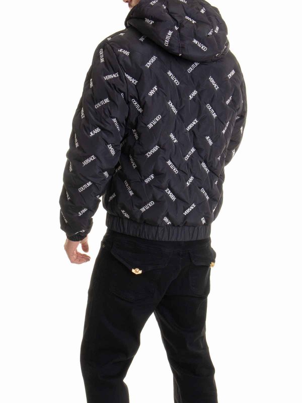 ダウンジャケット - 黒 shop online: Versace Jeans Couture