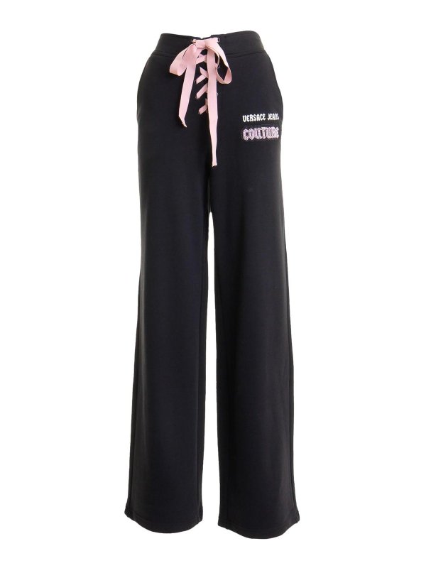 Versace Jeans Couture: カジュアルトラウザー - カジュアルパンツ - 黒