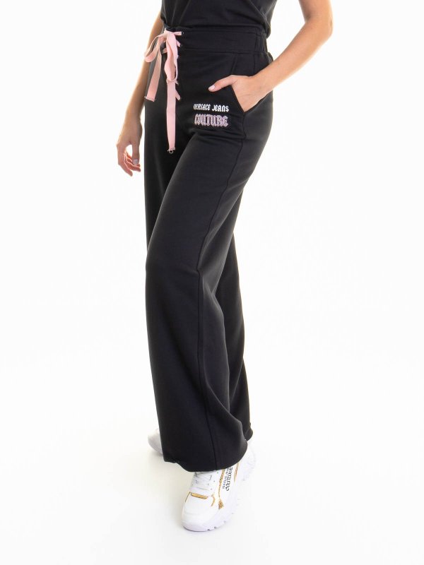 Versace Jeans Couture: カジュアルトラウザー online - カジュアルパンツ - 黒