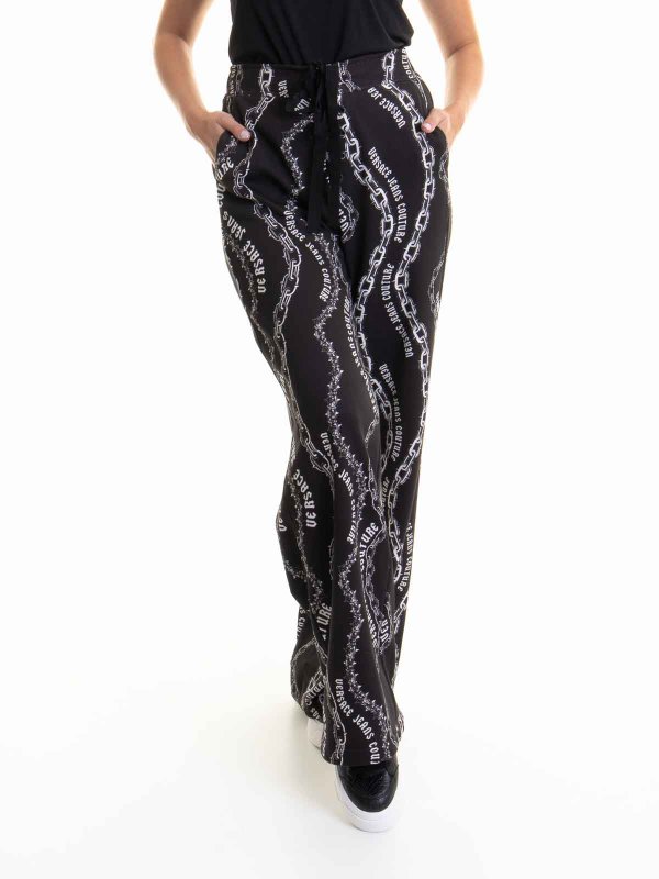 The Best Shops Versace Jeans Couture: カジュアルトラウザー - カジュアルパンツ - 黒