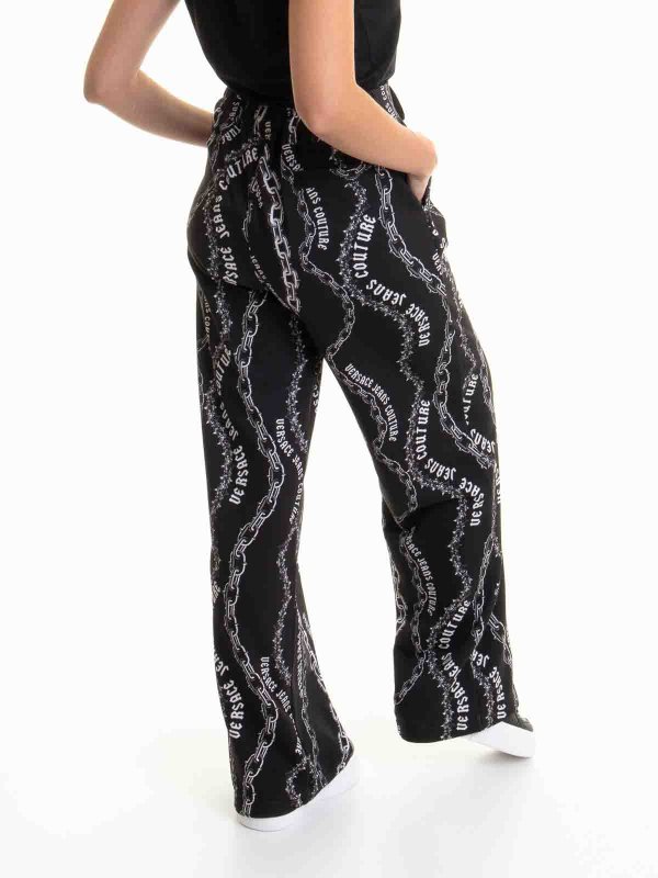 カジュアルパンツ - 黒 shop online: Versace Jeans Couture