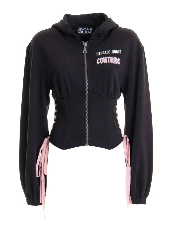 Versace Jeans Couture: Pull col rond - Pull Col Rond - Noir