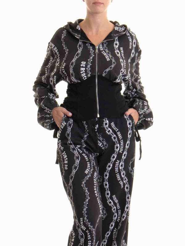 The Best Shops Versace Jeans Couture: クルーネック - クルーネック - 黒