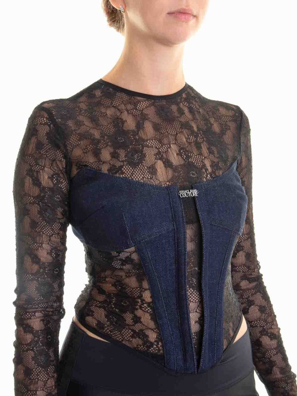 Versace Jeans Couture buy online クルーネック - 黒