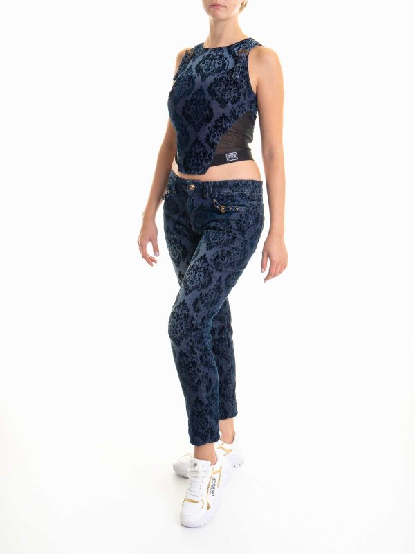 Versace Jeans Couture: トップス＆タンクトップ online - トップ/タンクトップ - ミディアムウォッシュ