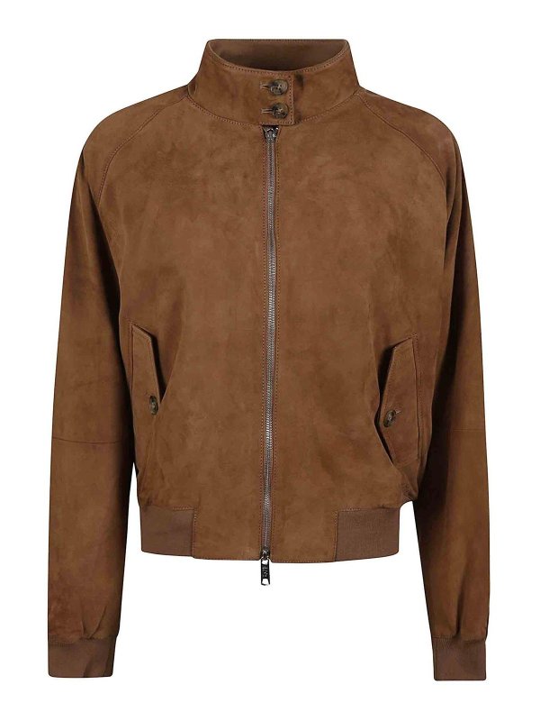 BARACUTA: giacche in pelle - Giubbotto Suede