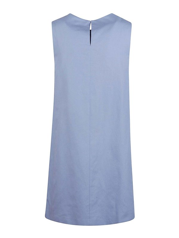 WEEKEND MAX MARA: Knielange Kleider online - Knielanges Kleid - Hellblau