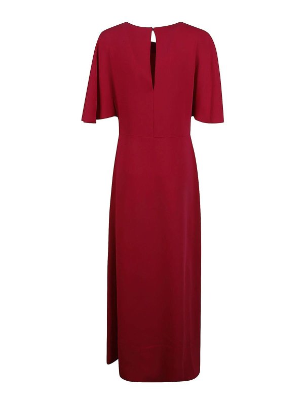 P.A.R.O.S.H.: Knielange Kleider online - Knielanges Kleid - Rot