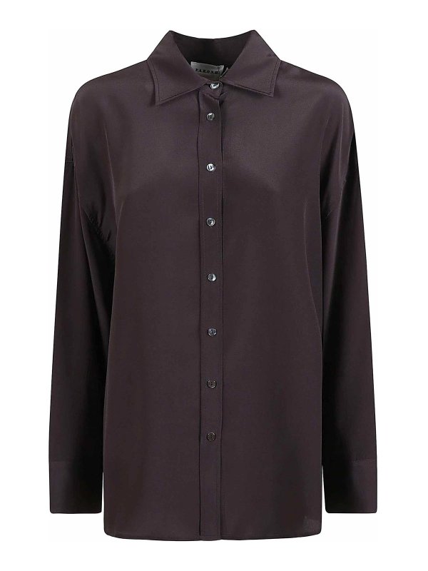 P.A.R.O.S.H.: shirts - Crepe de Chine shirt