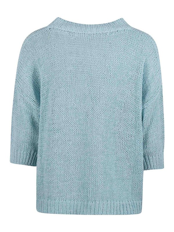 ROBERTO COLLINA: ボートネック online - ボートネック - ライトブルー