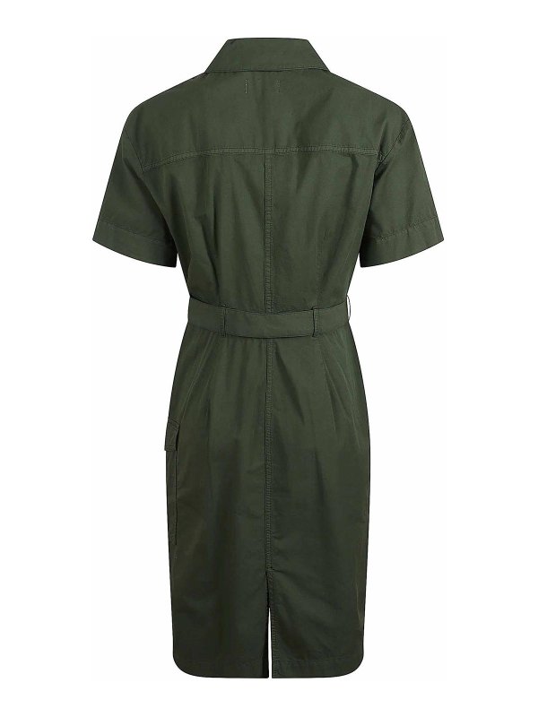 WOOLRICH: Robe longueur genou online - Robe Au Genou - Vert