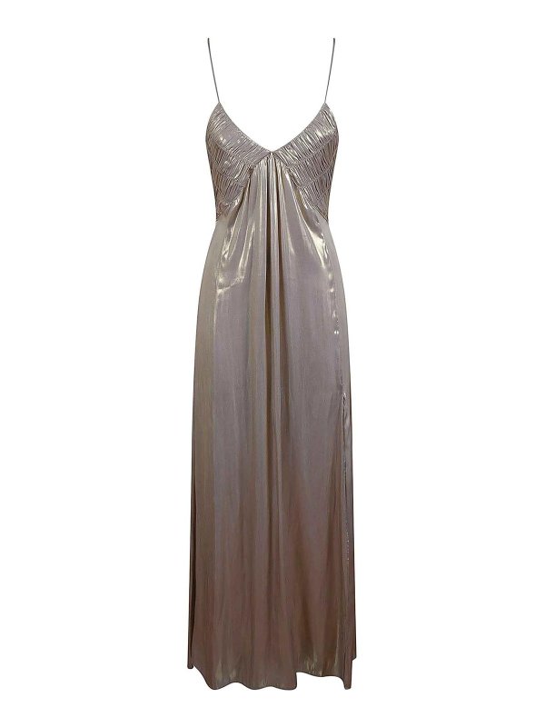 ZADIG&VOLTAIRE: ニーレングスドレス - 膝丈ドレス - 金