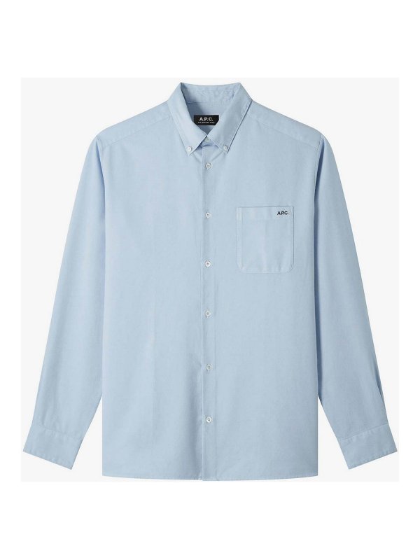 A.P.C.: Hemden - Hemd - Hellblau