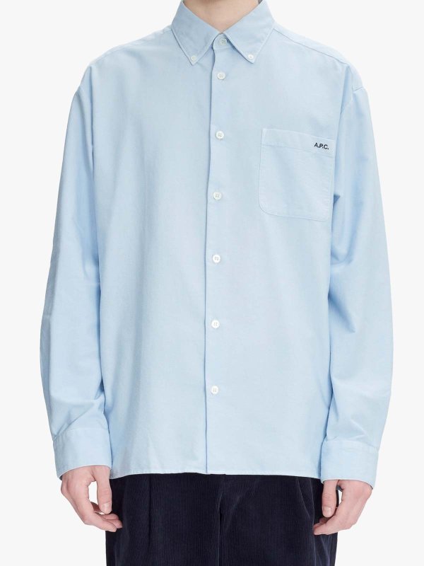 The Best Shops A.P.C.: Hemden - Hemd - Hellblau