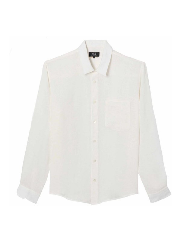 A.P.C.: Chemises - Chemise - Blanc