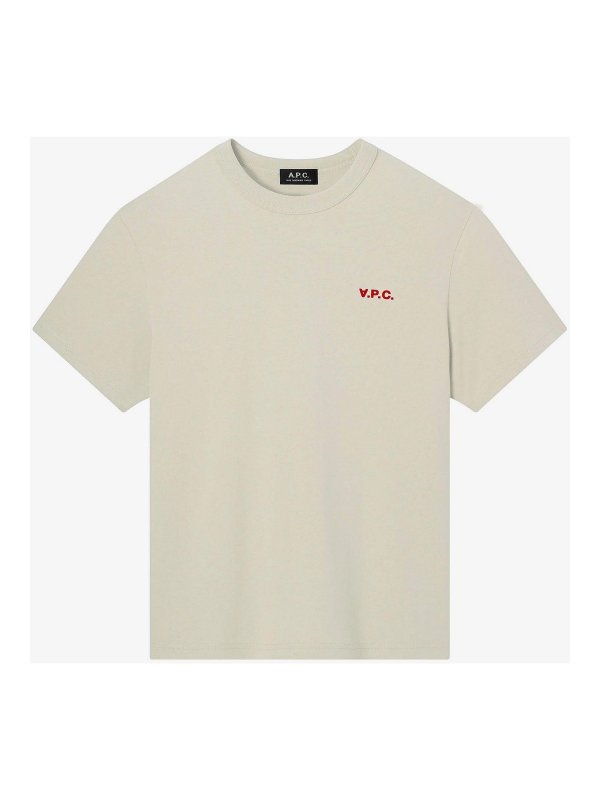 A.P.C.: T-shirts - T-Shirt - Beige