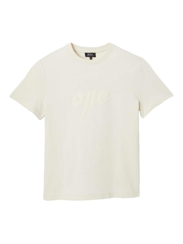 A.P.C.: T-shirts - T-Shirt - Beige