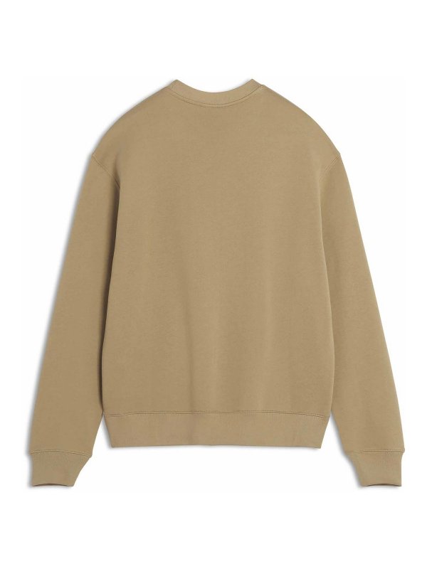MAISON KITSUNÉ: Sweatshirts & Sweaters online - Bold Fox Head Patch Comfort Sweatshirt