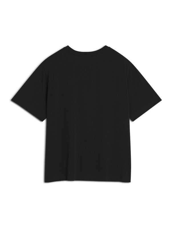 MAISON KITSUNÉ: t-shirts online - Embossed Profile Fox Oversize Tee-Shirt