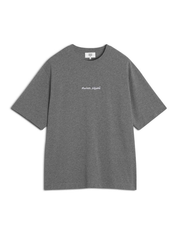 MAISON KITSUNÉ: T-shirts - T-Shirt - Grau