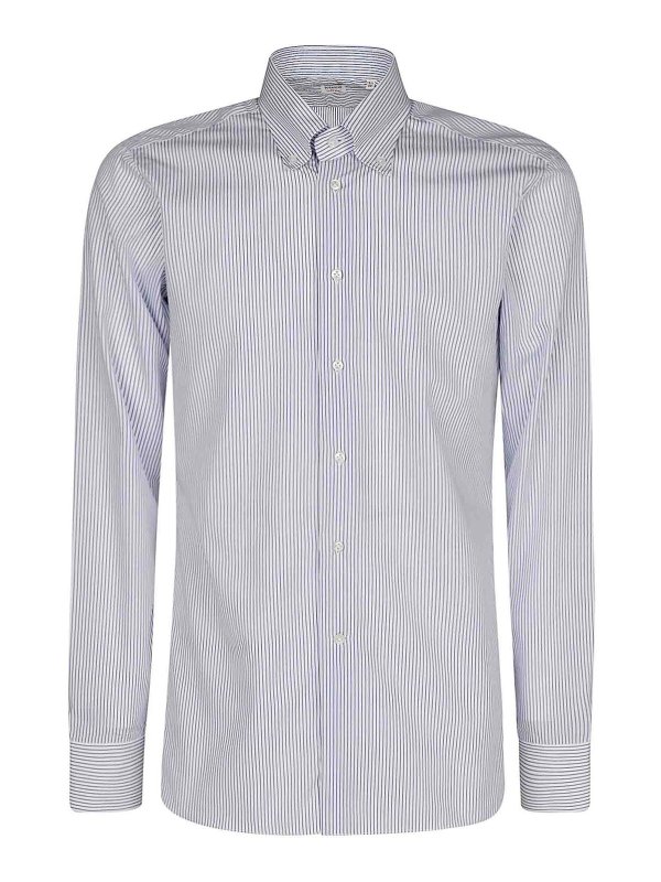 BORRIELLO NAPOLI: Chemises - Chemise - Gris