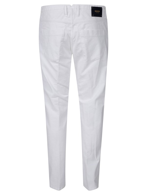 INCOTEX: Bootcut online - Bootcut Jeans - Weiß