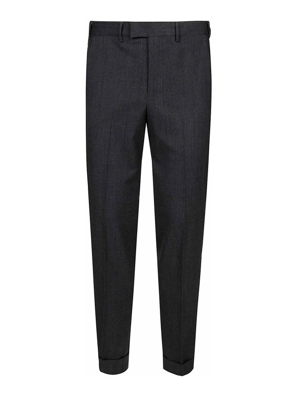PT TORINO: Pantalones casual - Pantalón Casual - Gris Oscuro