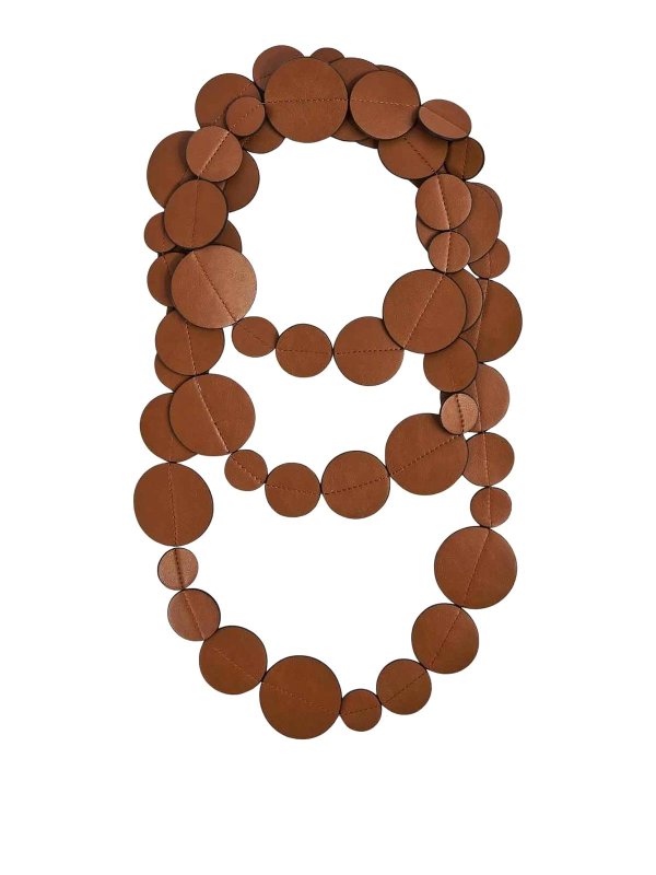 LIVIANA CONTI: ネックレス - ネックレス/チョーカー - ブラウン