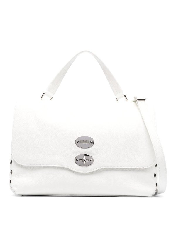 ZANELLATO: Handtaschen - Shopper - Weiß