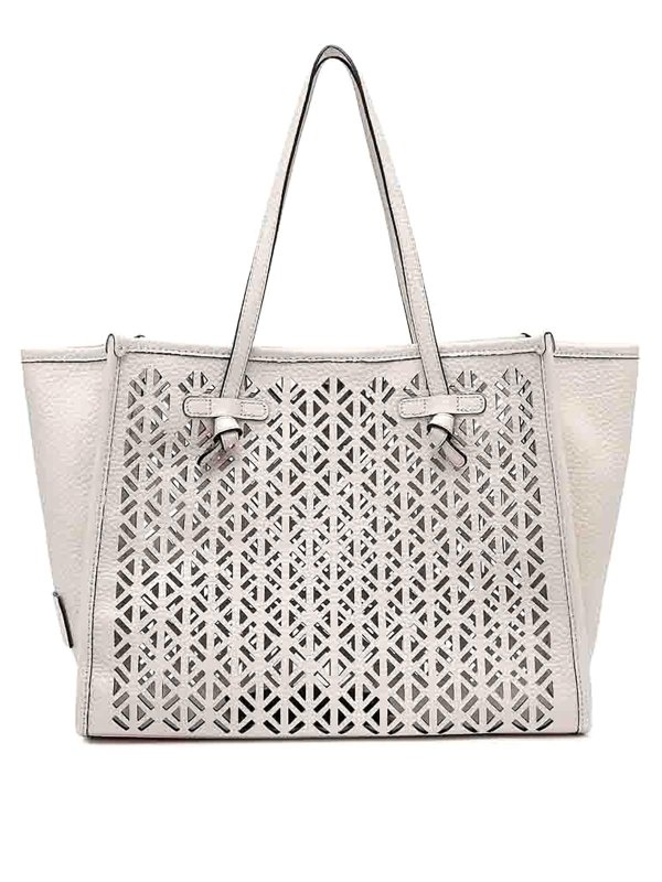 GIANNI CHIARINI: クロスボディバッグ - クロスボディバッグ - ライトベージュ