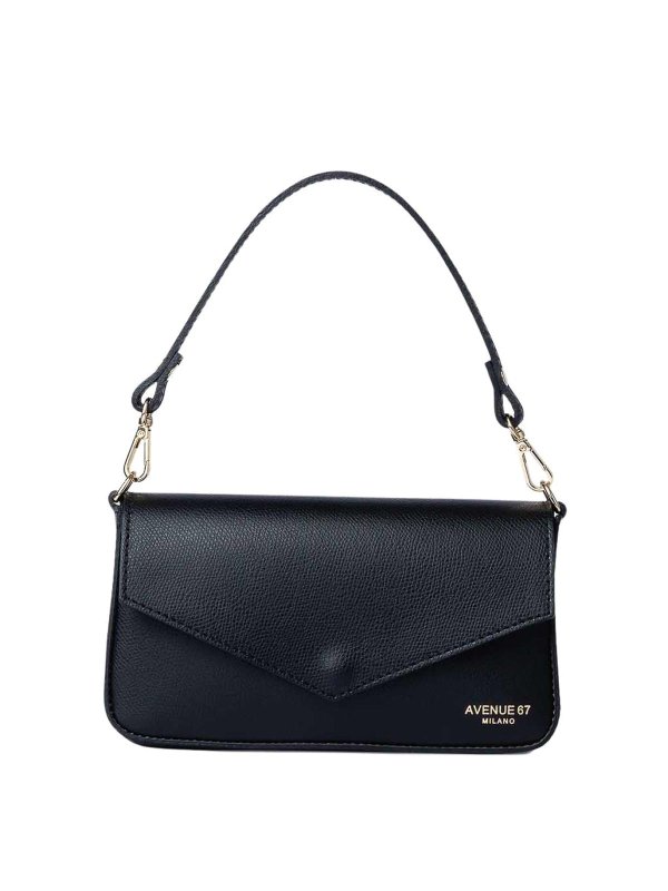 AVENUE67: クロスボディバッグ - クロスボディバッグ - 黒