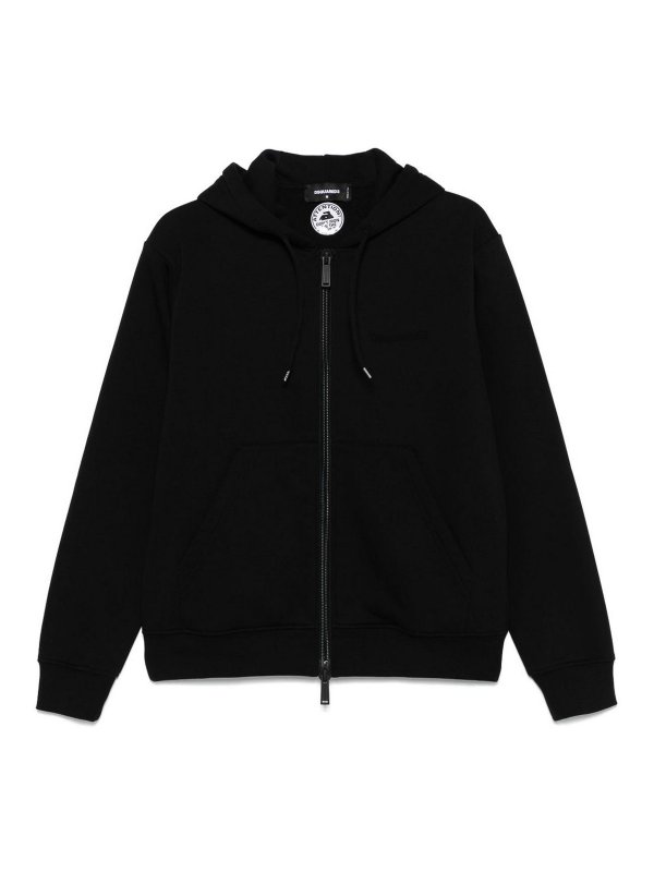 DSQUARED2: Sweatshirts & Pulls - Sweat-Shirts - Noir