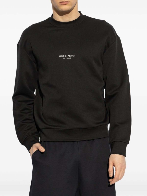 The Best Shops GIORGIO ARMANI: スウェット＆セーター - スウェットシャツ/セーター - 黒
