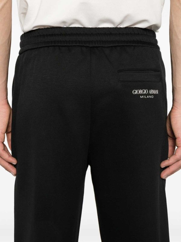The Best Shops GIORGIO ARMANI: カジュアルトラウザー - カジュアルパンツ - 黒