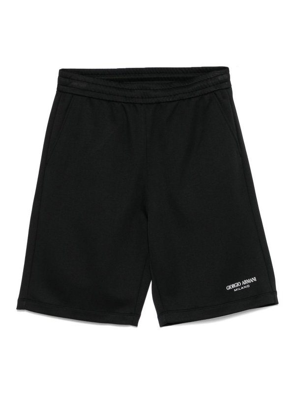 GIORGIO ARMANI: トラウザーショーツ - ショートパンツ - 黒