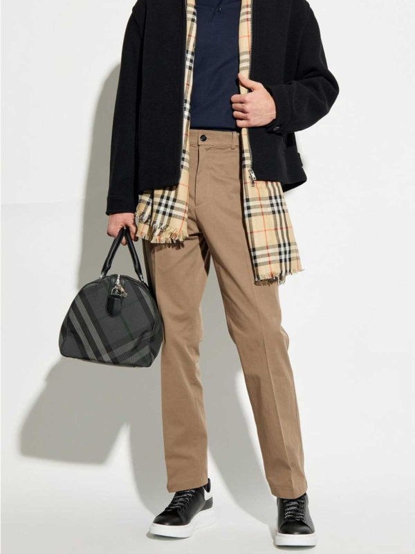 BURBERRY: Pantalones casual online - Pantalón Casual - Beis