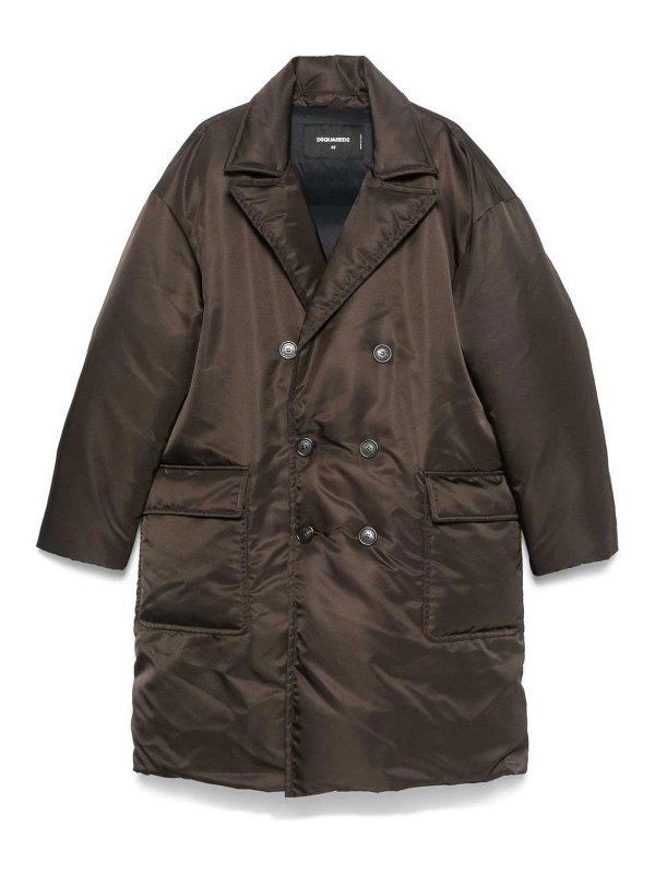 DSQUARED2: Manteaux courts - Manteau Court - Marron