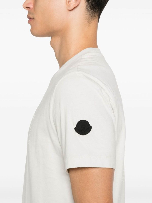 Tシャツ - ベージュ shop online: MONCLER